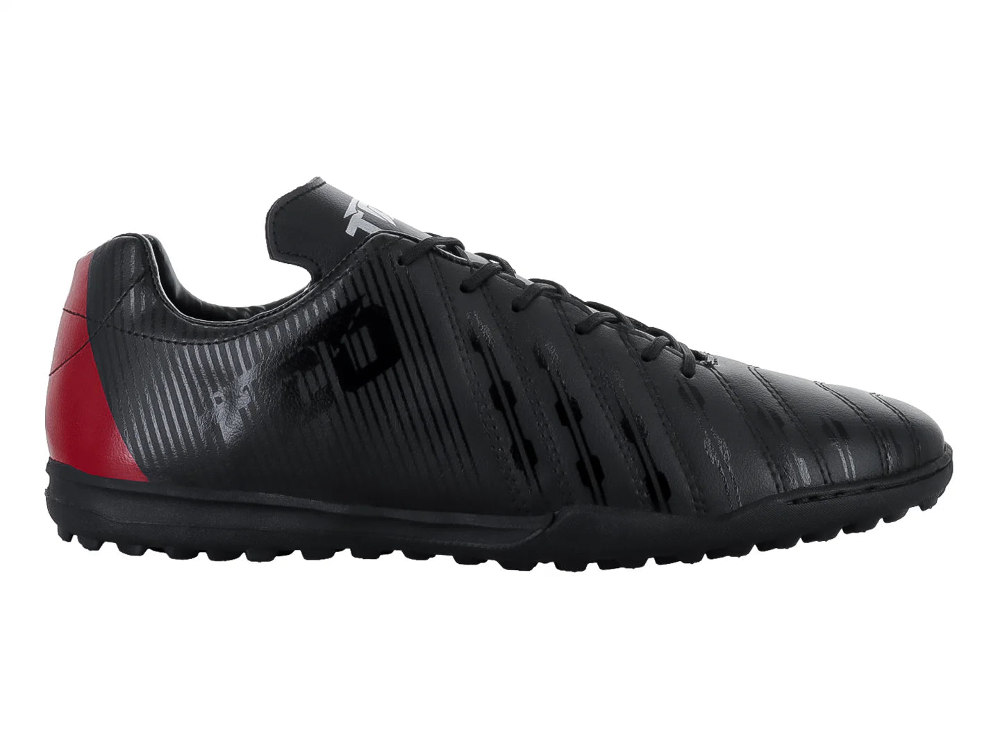 Tenis de Fútbol Leon Trucco Negro con Rojo para Hombre