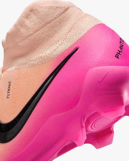 Nike Phantom Luna 2 Pro FG Firm Ground Soccer Cleats Crimson Tint Pink Blast Black