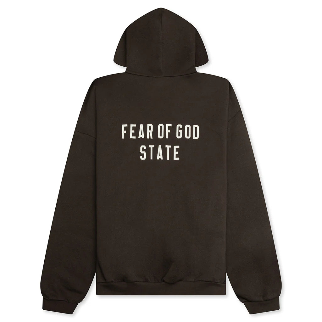Heavy Fleece Fullzip Hoodie Brown