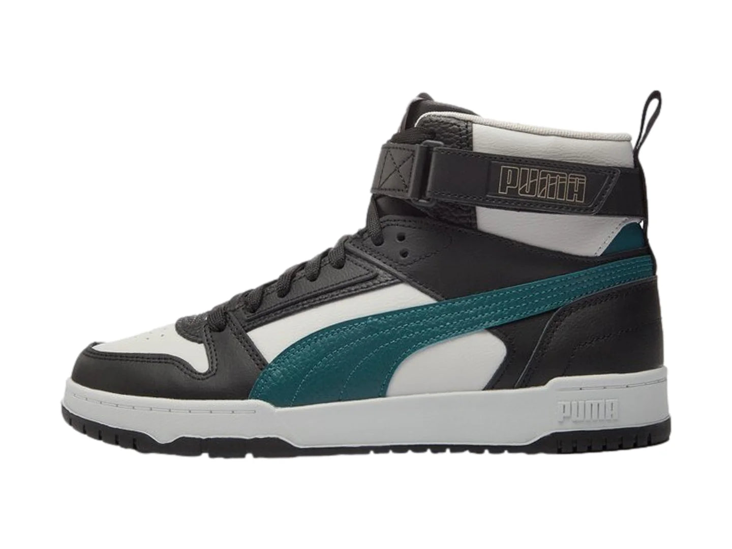 Tenis PUMA RBD Game Gris Verde y Negro para Hombre