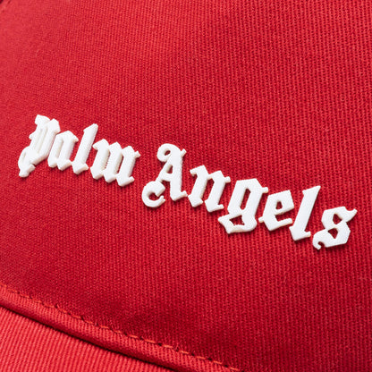 Classic Logo Cap Red Silver
