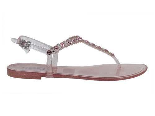 Sandalias ROZE Rosa Glitter para Mujer