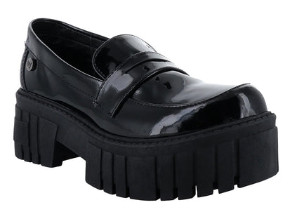 Zapatos Mocasines Punto Moda Negro para Mujer