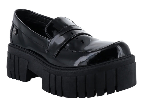 Zapatos Mocasines Punto Moda Negro para Mujer