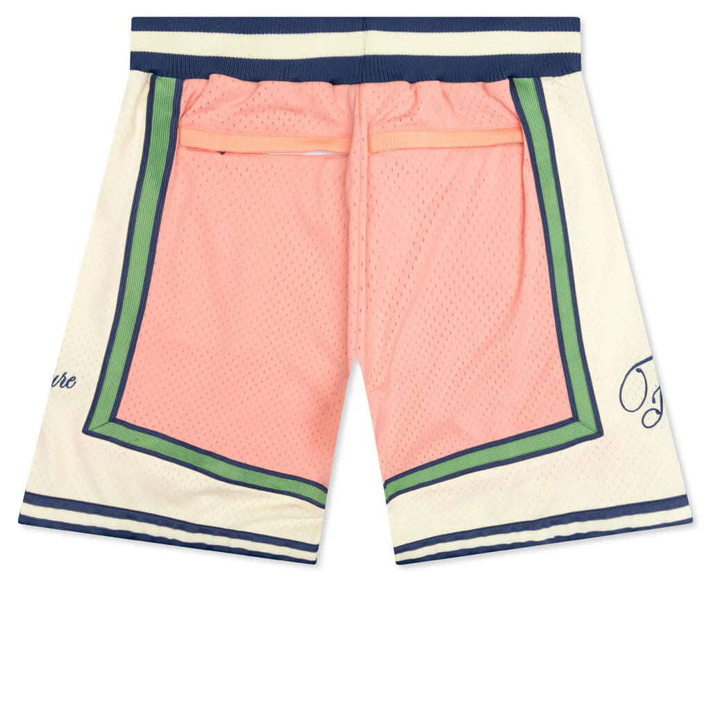 Feature x Mitchell Ness Shorts Pink