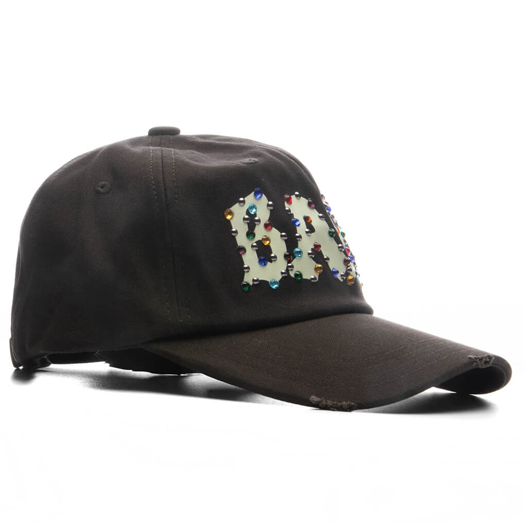 Color Stone Panel Cap Black