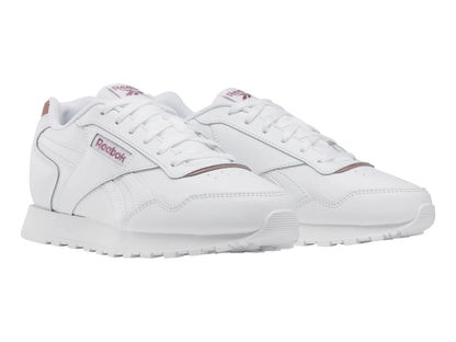 Tenis Reebok Royal Glide Blanco y Oro Rosa para Niño