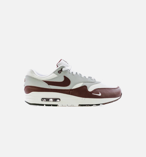 Air Max 1 Wolf Grey Mens Lifestyle Shoe White Brown