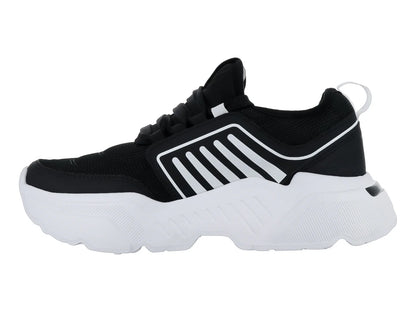 Tenis de Baloncesto THENTIC Negro y Blanco para Hombre