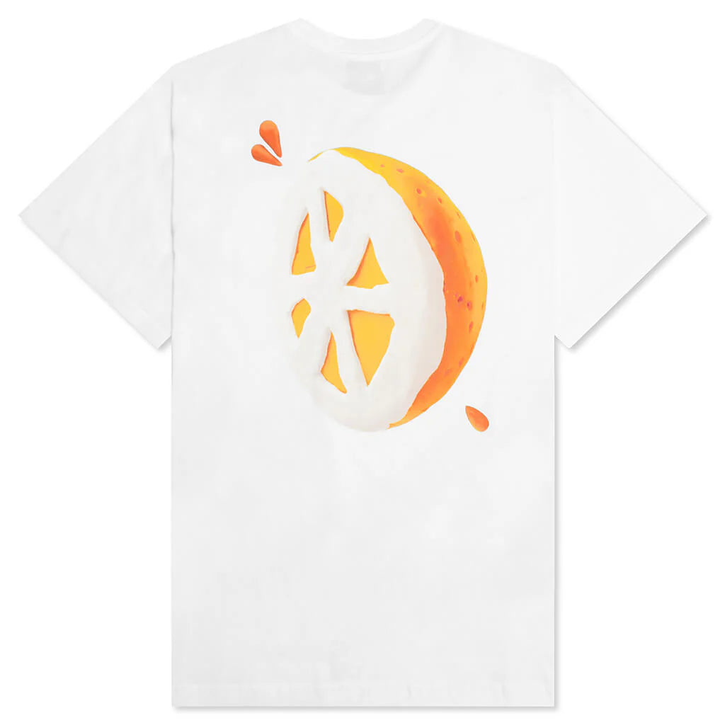 JWA Orange Print T Shirt White