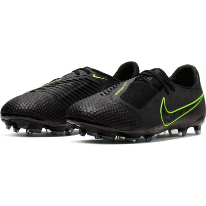 Nike JR Phantom Venom Elite FG Firm Ground Youth Soccer Cleats Black Volt