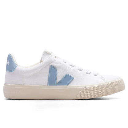 Womens Campo Canvas White Steel