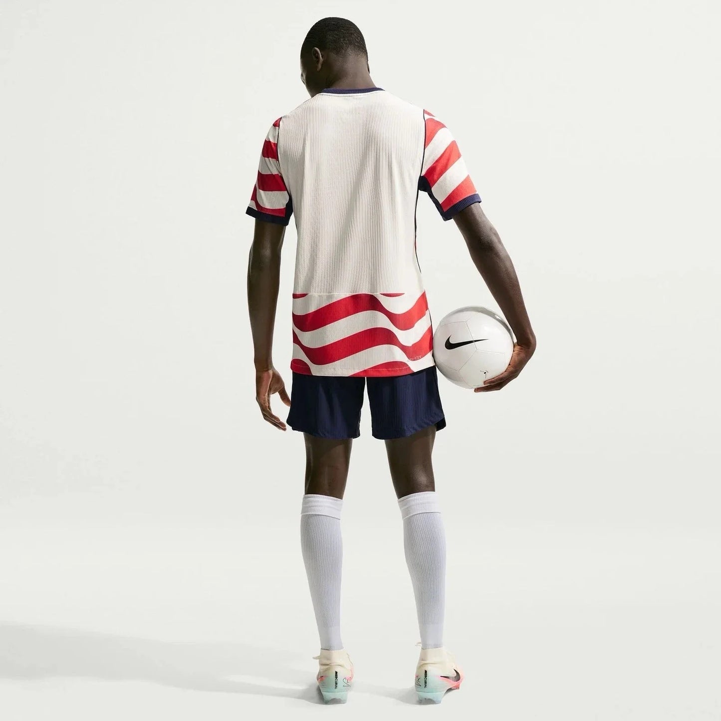 Nike USMNT Match Home Mens Soccer Jersey 2026 White Red Blue