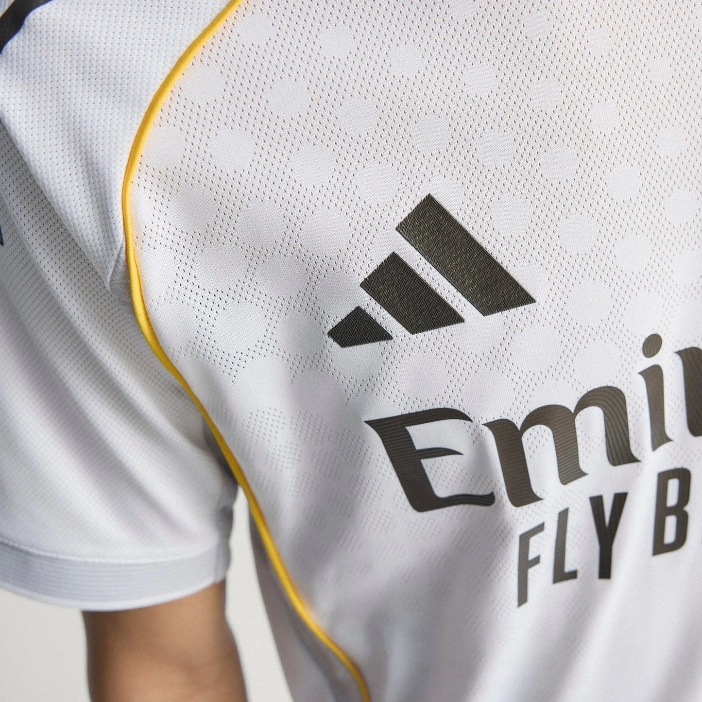 adidas Real Madrid Home Authentic Mens Soccer Jersey 25 26 White