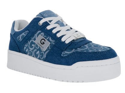 Tenis GBG GG Markly 2 Mezclilla Azul y Blanco para Mujer