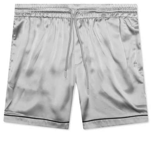 Jean Silk Short Silver