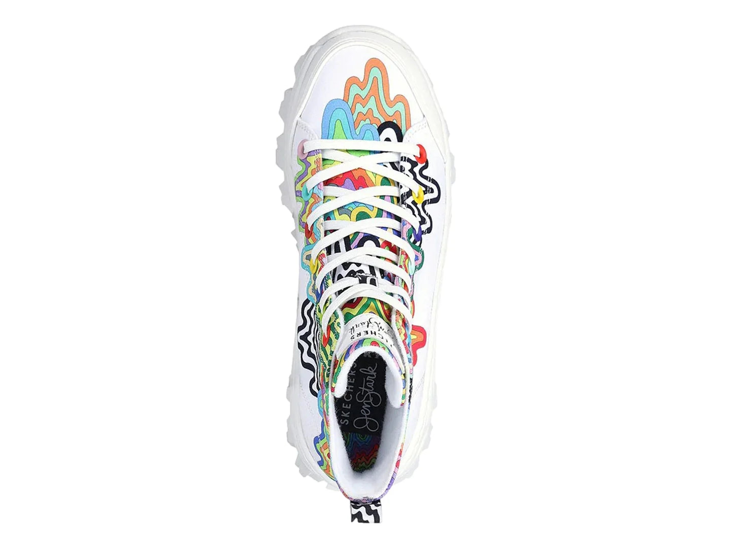 Tenis Skechers Street Jen Stark Blanco Multicolor para Mujer