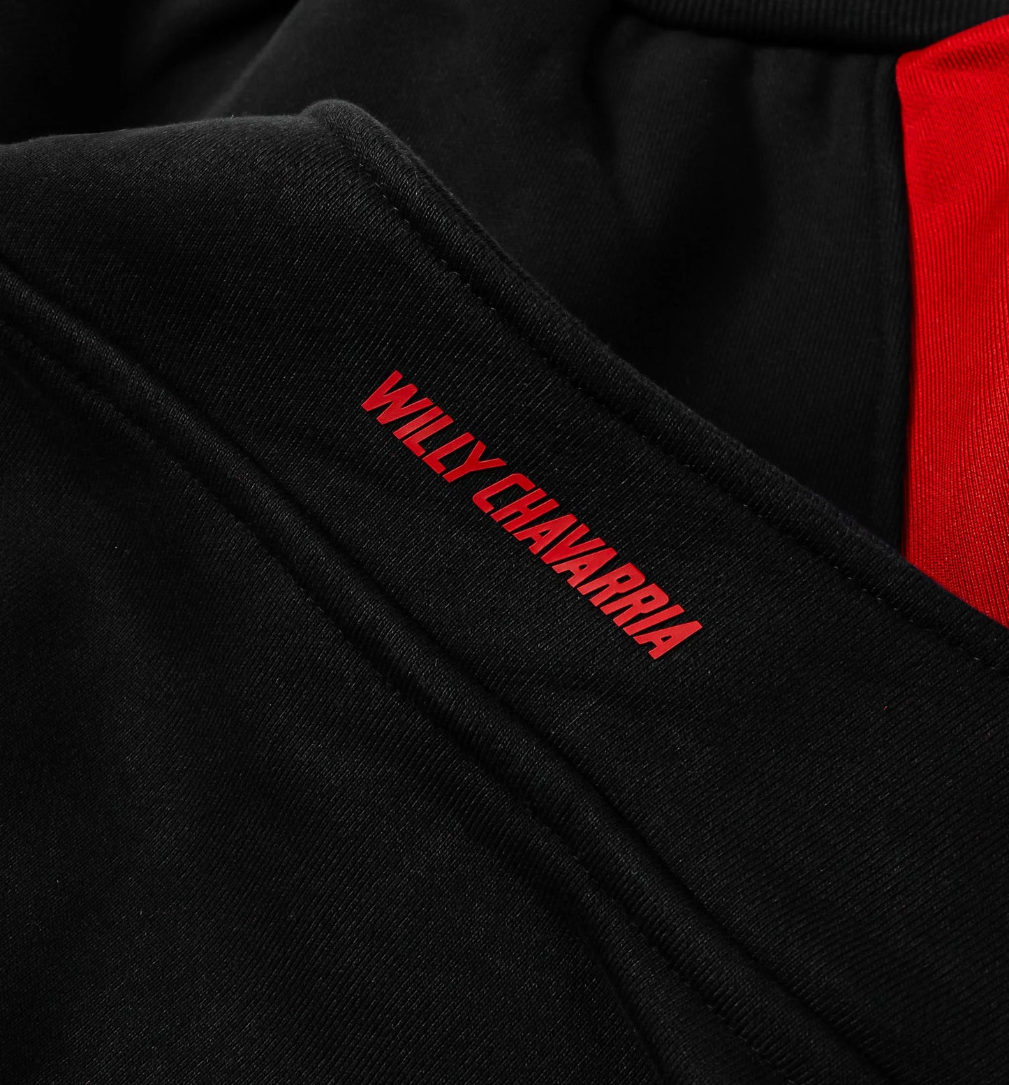 Willy Chavarria x Adidas Watsonville Mockneck Mens Jacket Black Red