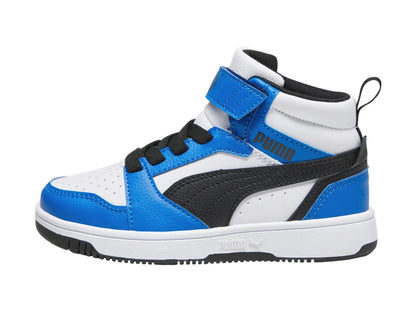 Tenis PUMA Rebound V6 Mid Multicolor para Niño