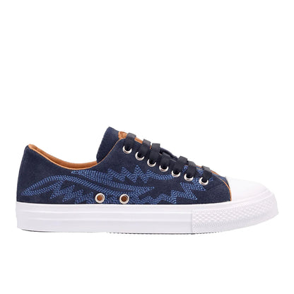 Campus Embroidered Lace Up Sneakers
