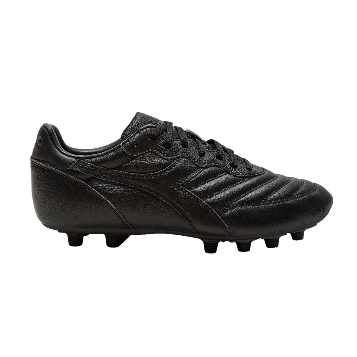 Diadora Brasil LT MDPU Firm Ground Soccer Cleats Black Black