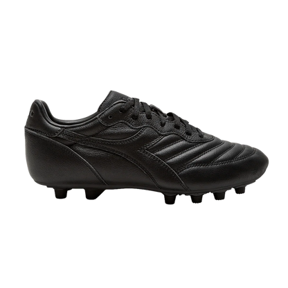 Diadora Brasil LT MDPU Firm Ground Soccer Cleats Black Black