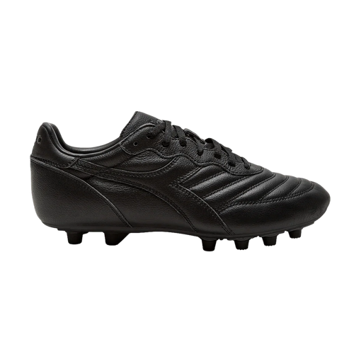 Diadora Brasil LT MDPU Firm Ground Soccer Cleats Black Black