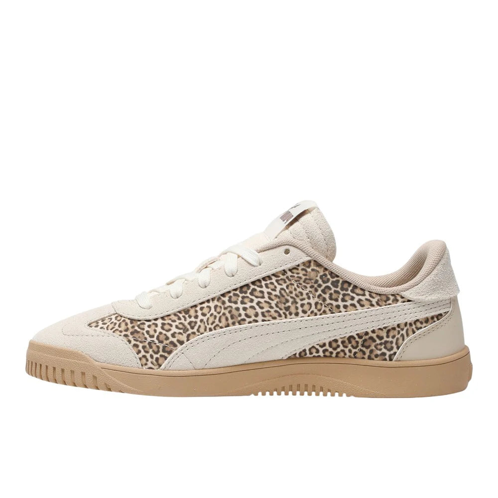 Club 5V5 Animal Print Lace Up Sneakers