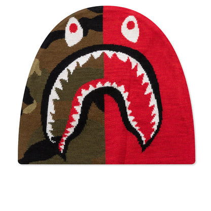 1st Shark Knit Cap Red