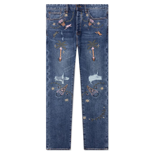 The Drums Chocolate Fit Jeans Whipcream