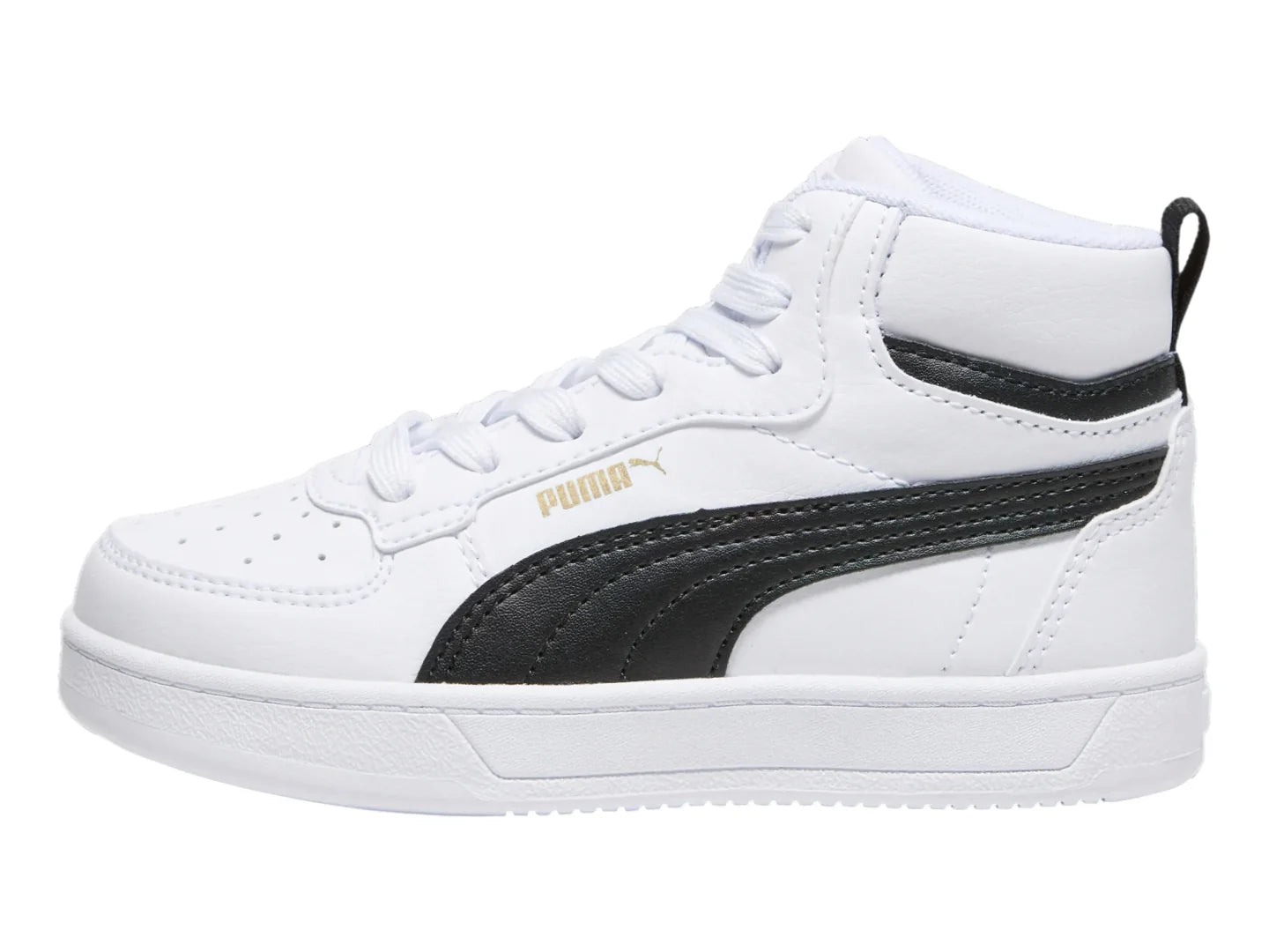 Tenis PUMA Caven 20 Mid Blanco y Negro para Niño