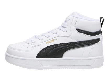 Tenis PUMA Caven 20 Mid Blanco y Negro para Niño