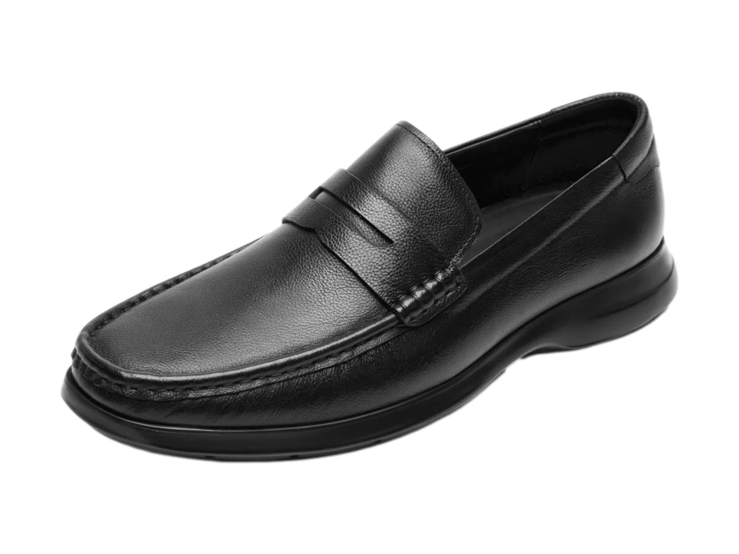 Zapatos Mocasines Flexi Negros para Hombre