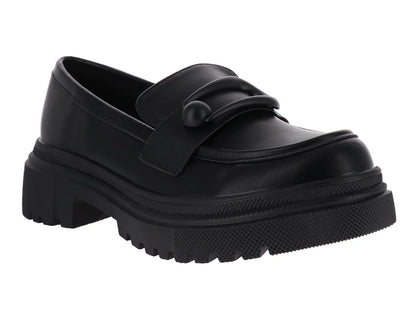 Zapatos Mocasines Roze Negro para Mujer