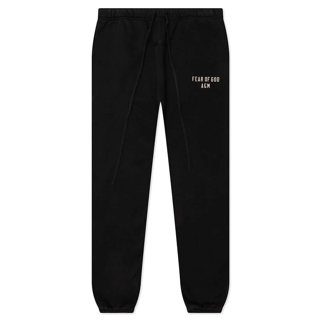 Heavy Fleece Essential Sweatpant Black