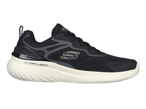 Skechers Tenis Negro y Gris para Hombre