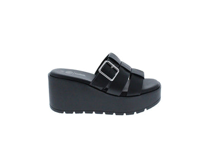Sandalias Furor Plataforma Negro para Mujer