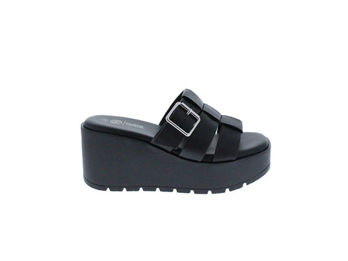 Sandalias Furor Plataforma Negro para Mujer