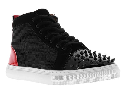 Tenis Platini Negros Estilo Bota para Hombre