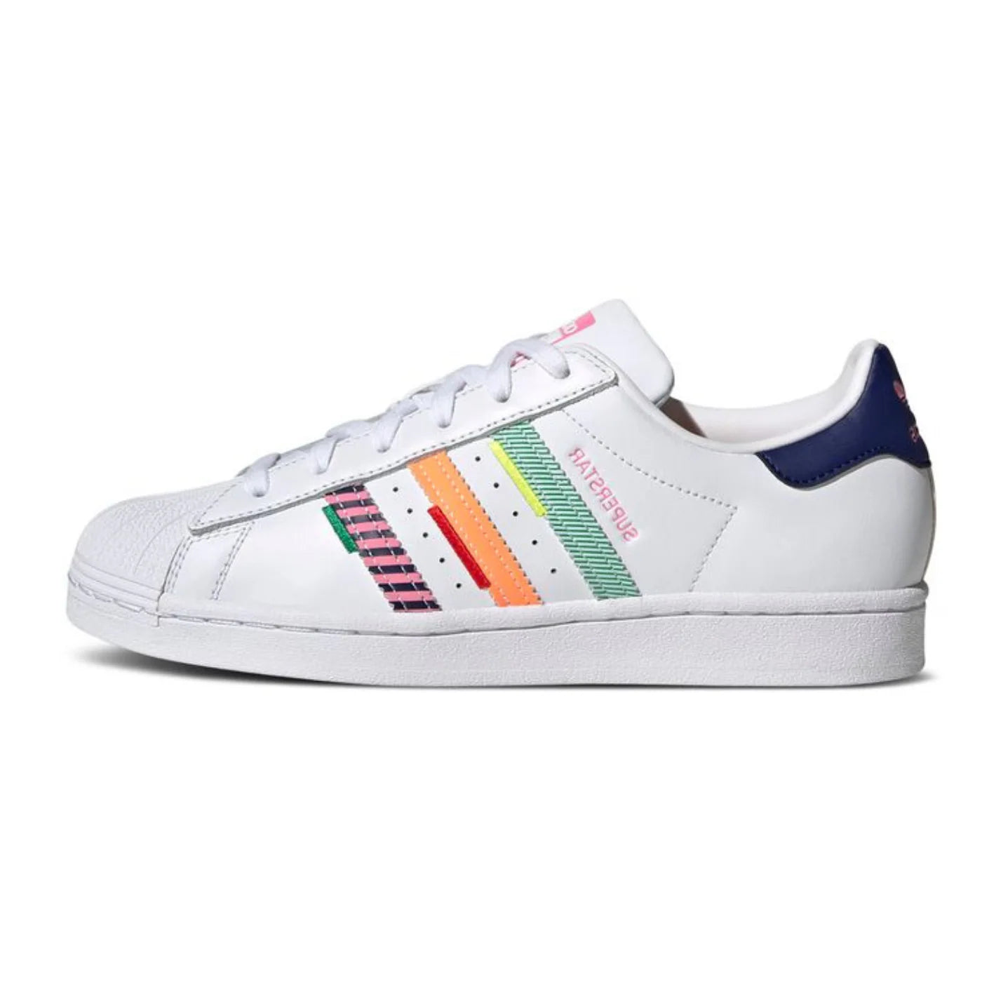 Women's  Superstar - "White Multi"