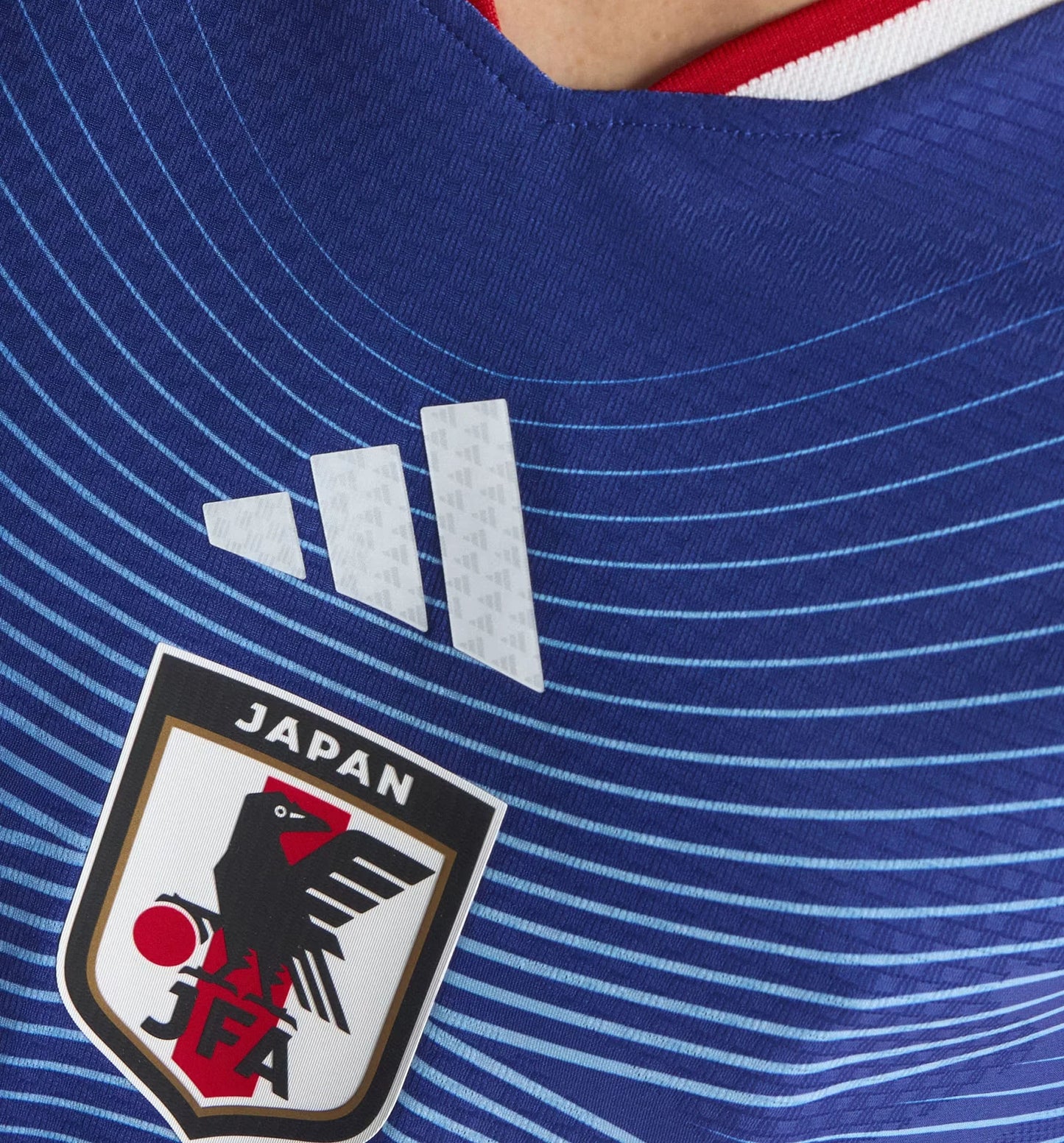 Japan 26 27 Home Authentic Mens Jersey Japan Blue Ash Blue