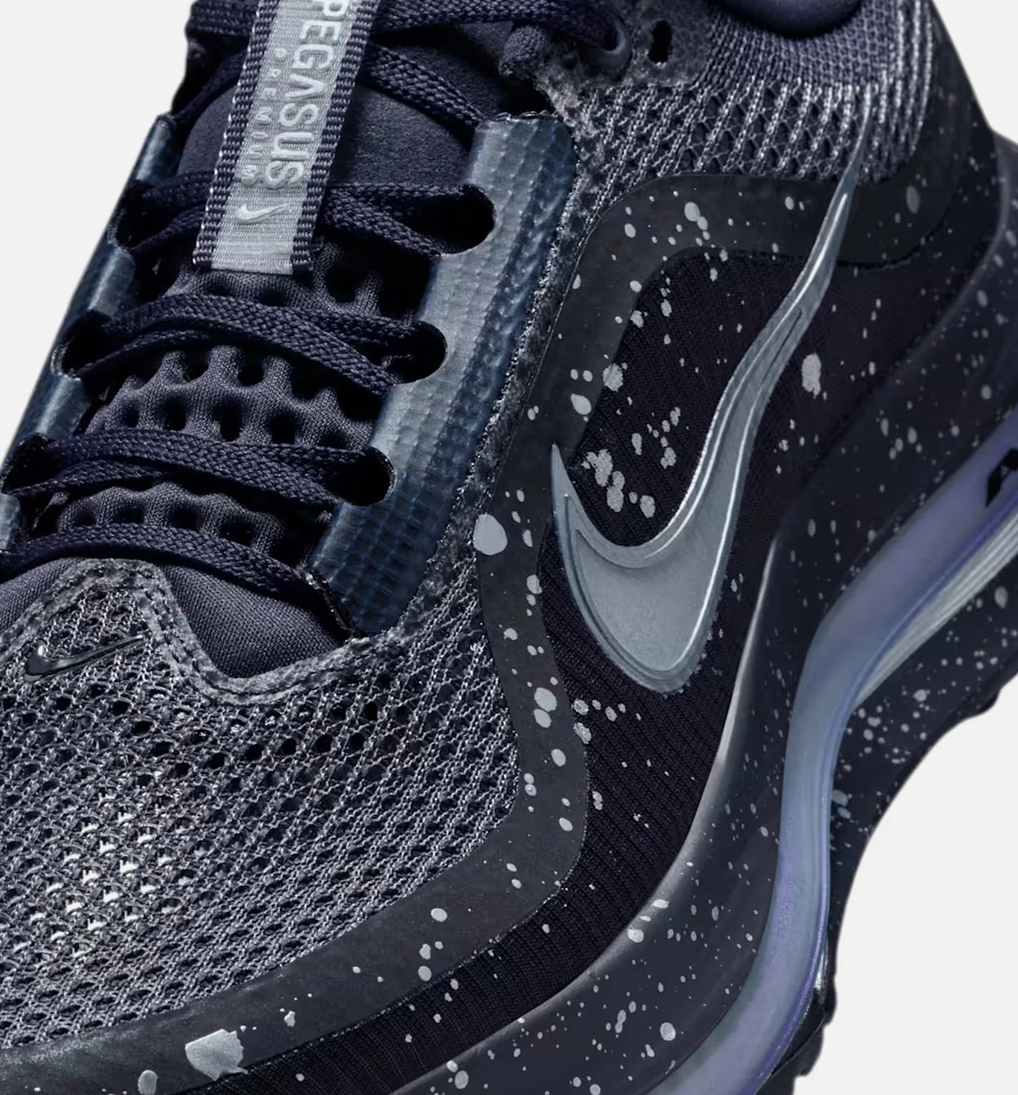 Pegasus Premium SE Womens Running Shoe Cave Purple Metallic Silver Black