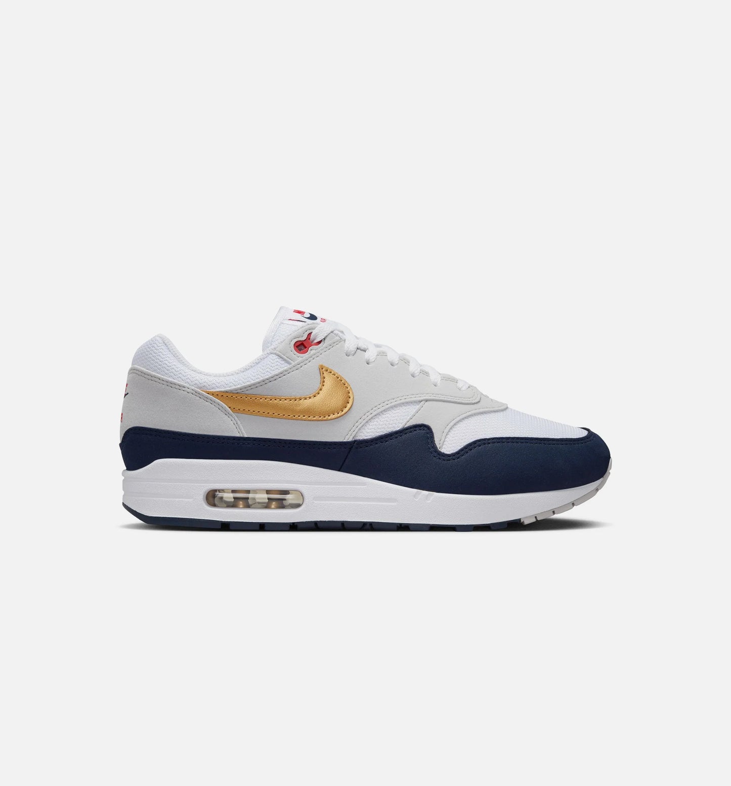 Air Max 1 Olympic Mens Lifestyle Shoe Obsidian Metallic Gold