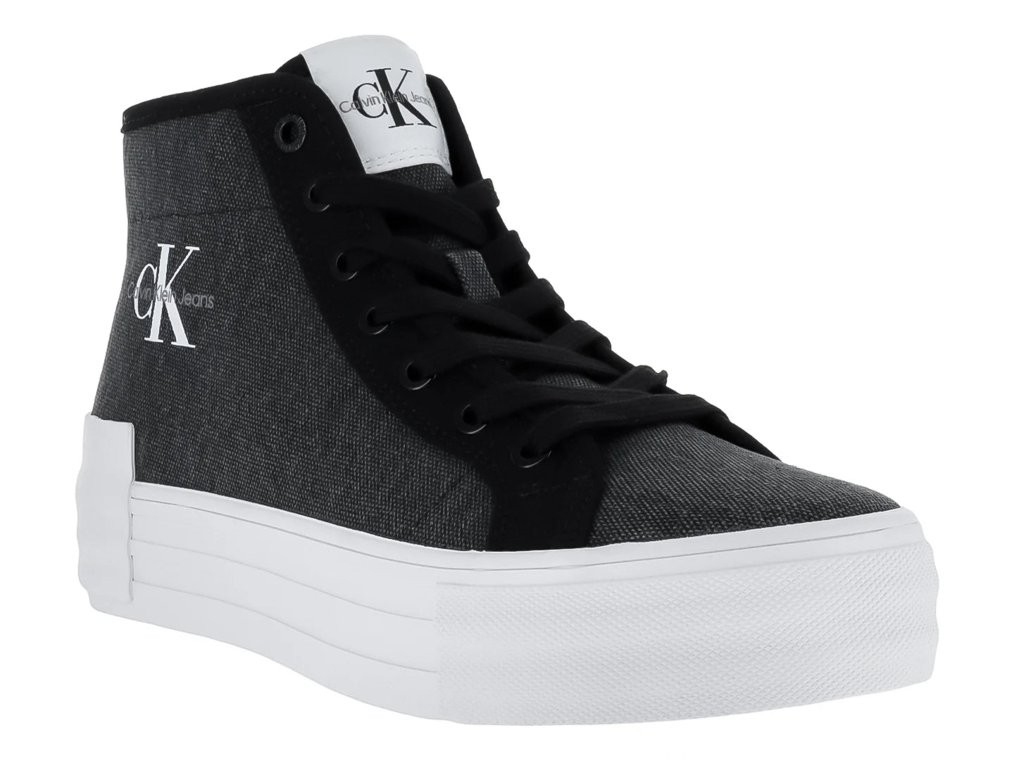 Tenis Calvin Klein Black Bold Vulc Negro para Mujer