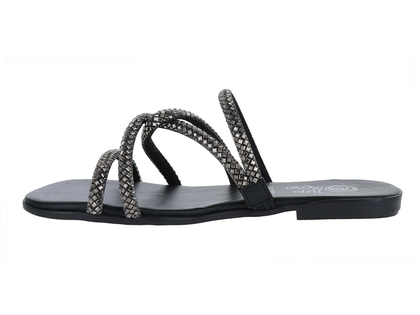 Sandalias Luna Rosa Negro para Mujer