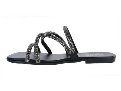 Sandalias Luna Rosa Negro para Mujer
