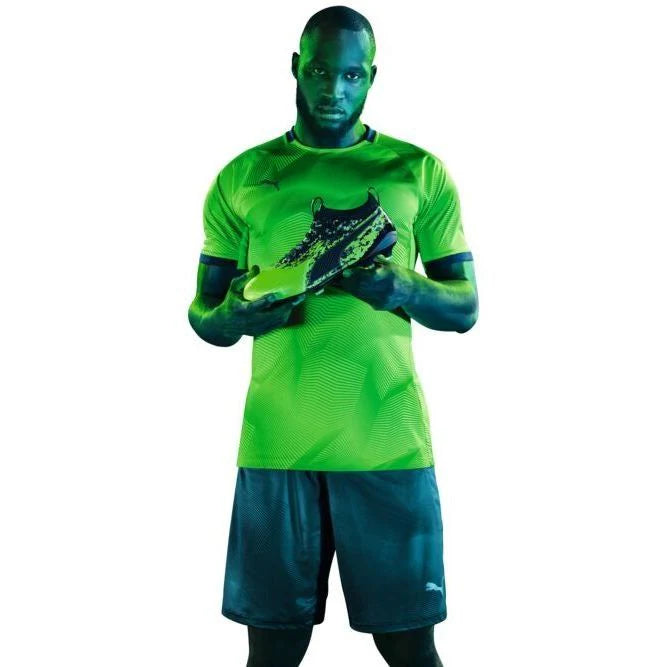 PUMA One 191 Jr FG AG Multi Ground Soccer Cleats Hacked Green Black