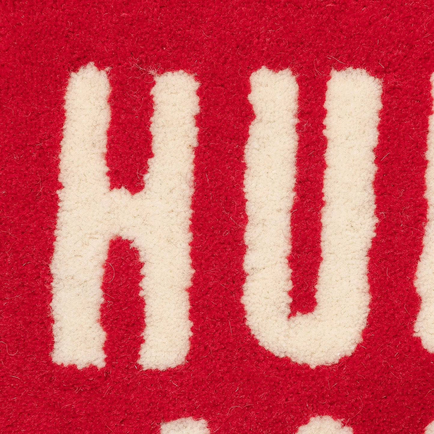 Heart Rug Small Red