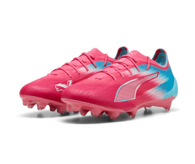PUMA Ultra 6 Ultimate Re Charge FG AG Firm Multi Ground Soccer Cleats Blue Pink