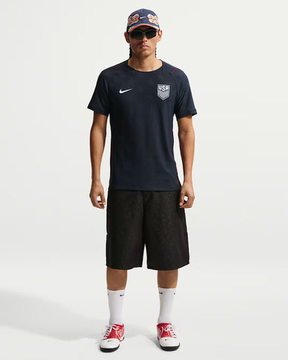 Nike USMNT Match Away Mens Soccer Jersey 2026 Navy NO STARS